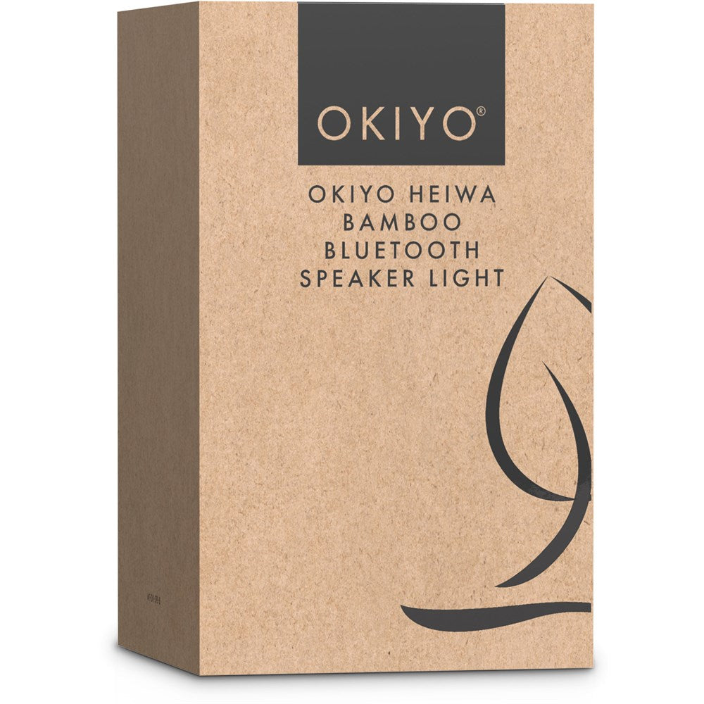Okiyo Heiwa Bamboo Bluetooth Speaker & Night Light - Image 4