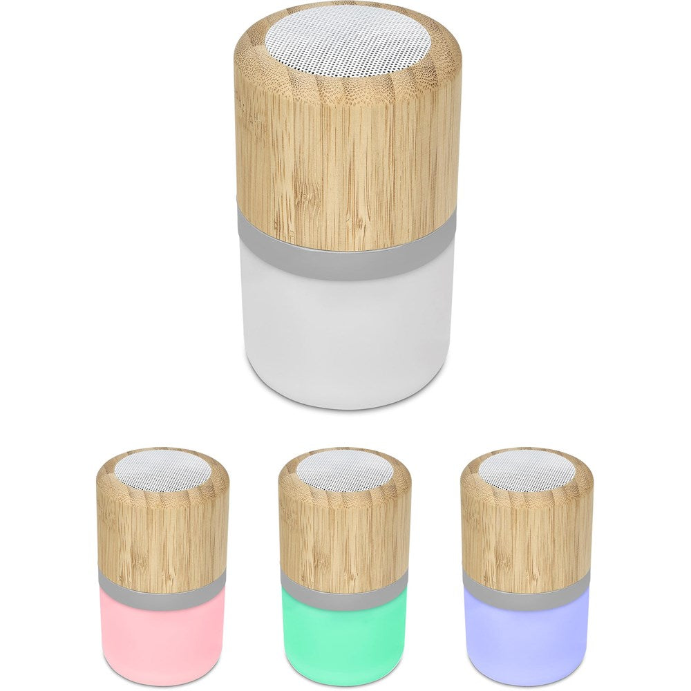 Okiyo Heiwa Bamboo Bluetooth Speaker & Night Light - Image 12