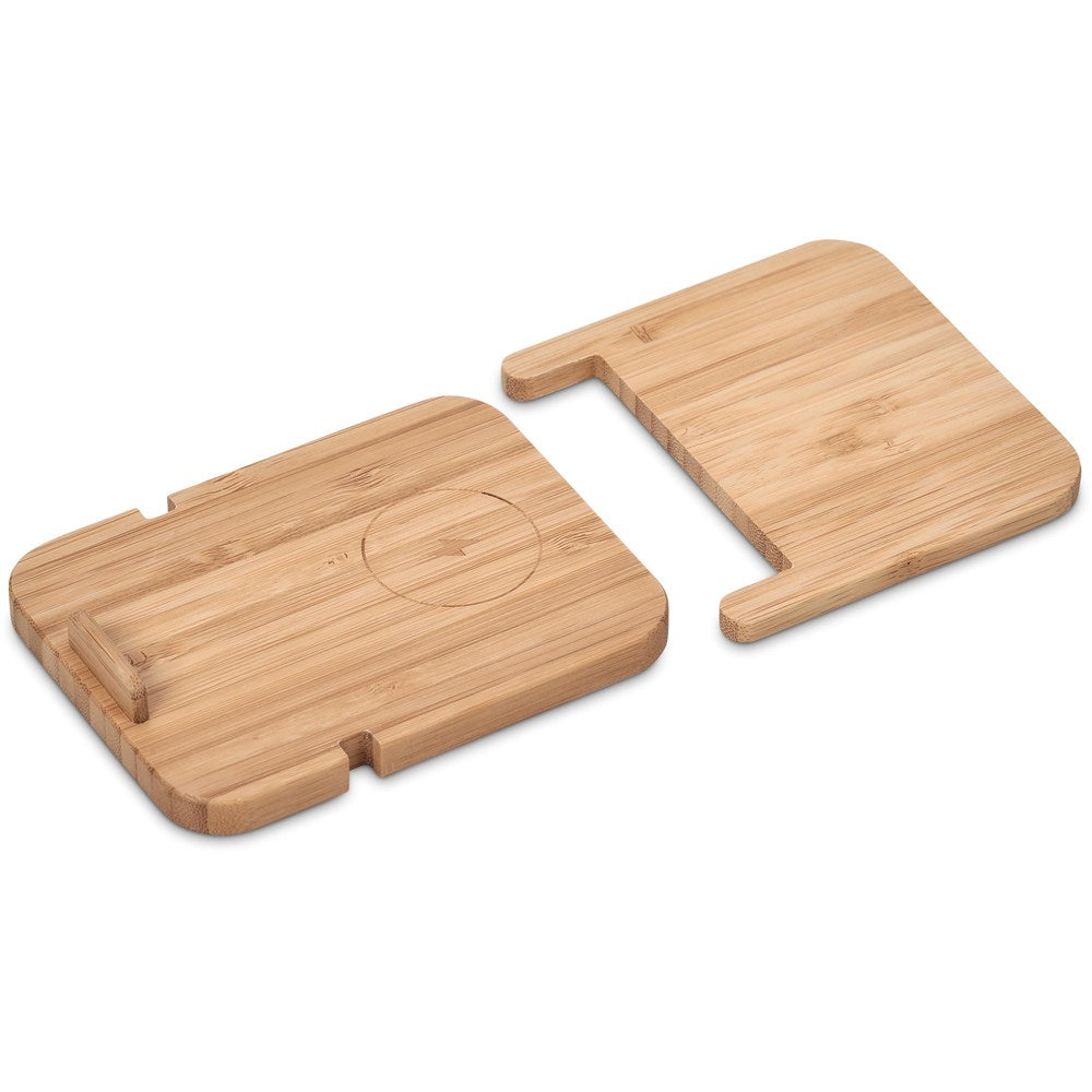 Okiyo Noryoku Bamboo Wireless Charging Phone Stand - Image 6