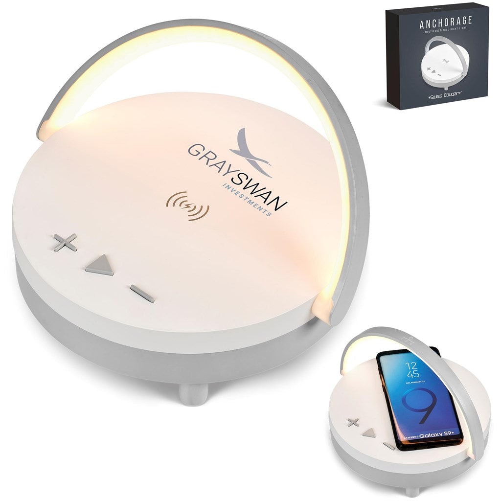Swiss Cougar Anchorage Bluetooth Speaker, Wireless Charger & Night Light - Image 21